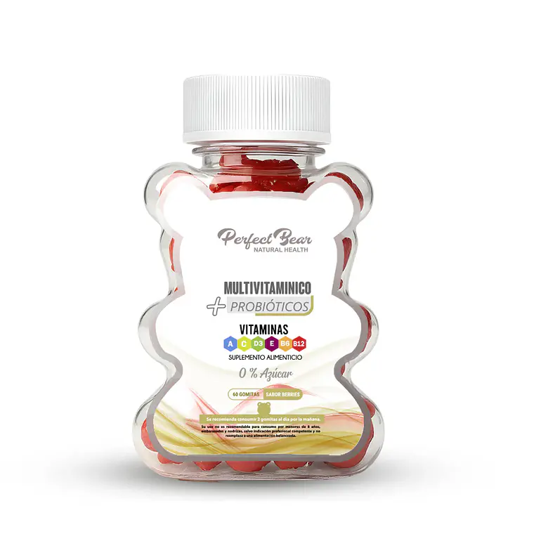 Multivitamínico con Probióticos en Gomitas | Sin Azúcar 1