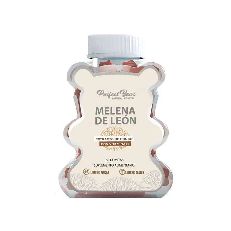 Melena León + vitamina C x 60 gomitas  1
