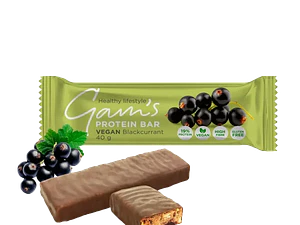 GAMS BARRA PROTEINA VEGAN 40 GR BLACKCURRANT 10 UNIDADES