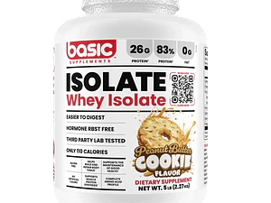 BASIC PROTEINA ISOLATE 5 LB PEANUT BUTTER