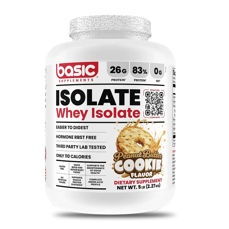 BASIC PROTEINA ISOLATE 5 LB PEANUT BUTTER 1