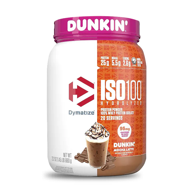 DYMATIZE PROTEINA ISO 100 1.4 LB DUNKIN MOCHA LATTE 1