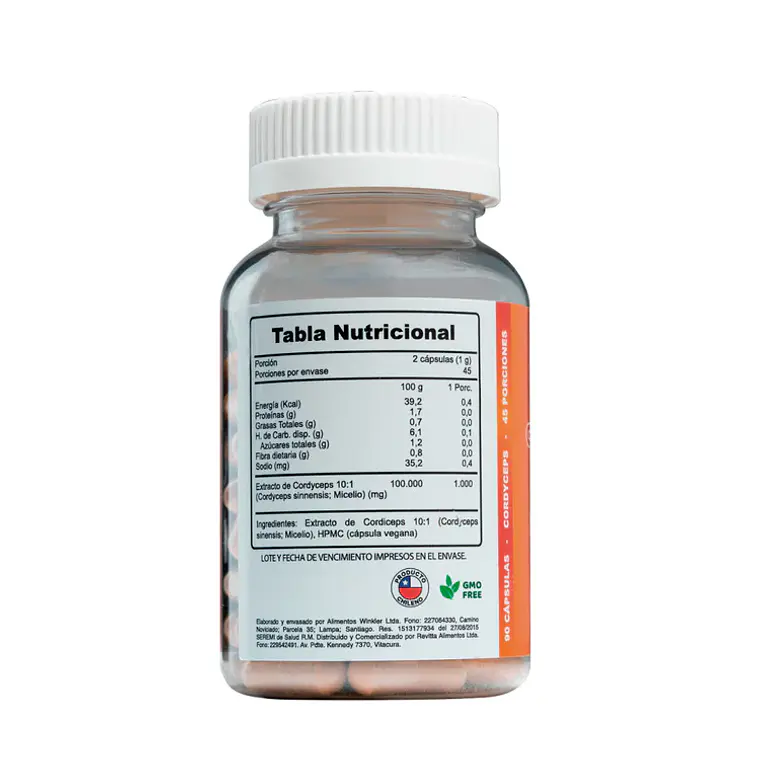 CORDYCEPS MUSHROOM 90 CAP WINKLER 2