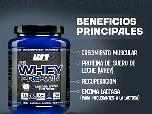 Whey Pro Win 1 kg - 30 Porciones VAINILLA WINKLER