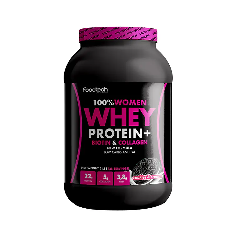 100% Women Whey 2lbs Cookies and Cream - Foodtech 1