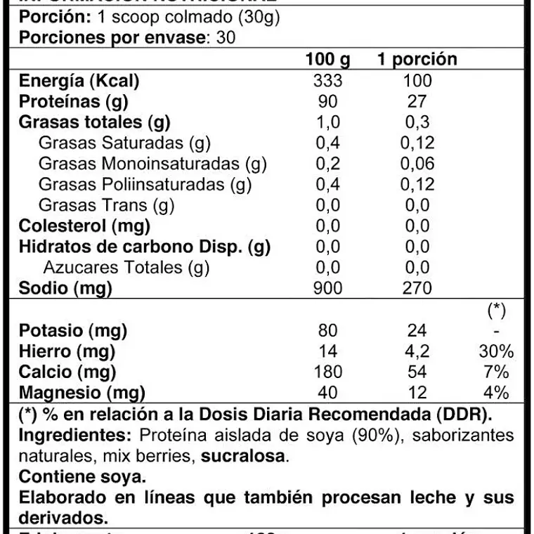 100% WOMEN WHEY VEGAN PROTEIN 2 LB FOODTECH FRUTOS DEL BOSQUE 2