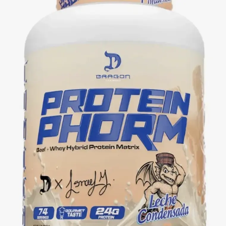 Protein PHORM Beef + Whey Hybrid Protein Matrix LECHE CONDENSADA - 5 lbs / 74 servicios  DRAGON PHARMA 1