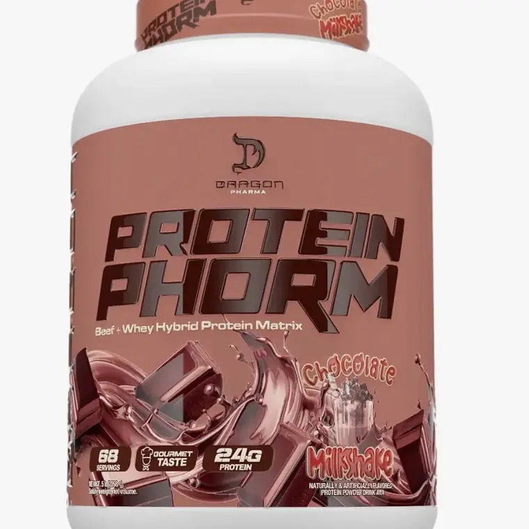 Protein PHORM Beef + Whey Hybrid Protein Matrix  Chocolate Milkshake- 5 lbs / 74 servicios 1