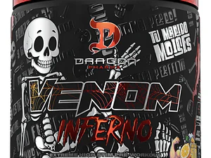 VENOM INFERNO TU MARIDO MOISÉS LIMÓN Extreme Pre Workout USA / 40 servicios
