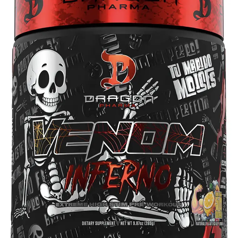 VENOM INFERNO TU MARIDO MOISÉS LIMÓN Extreme Pre Workout USA / 40 servicios 1