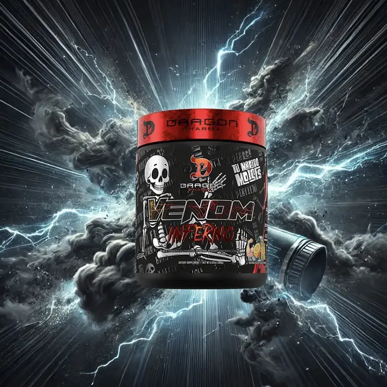 VENOM INFERNO TU MARIDO MOISÉS LIMÓN Extreme Pre Workout USA / 40 servicios 5