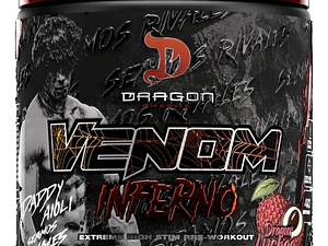 VENOM INFERNO Extreme Pre Workout Dragon Lychee USA / 40 servicios
