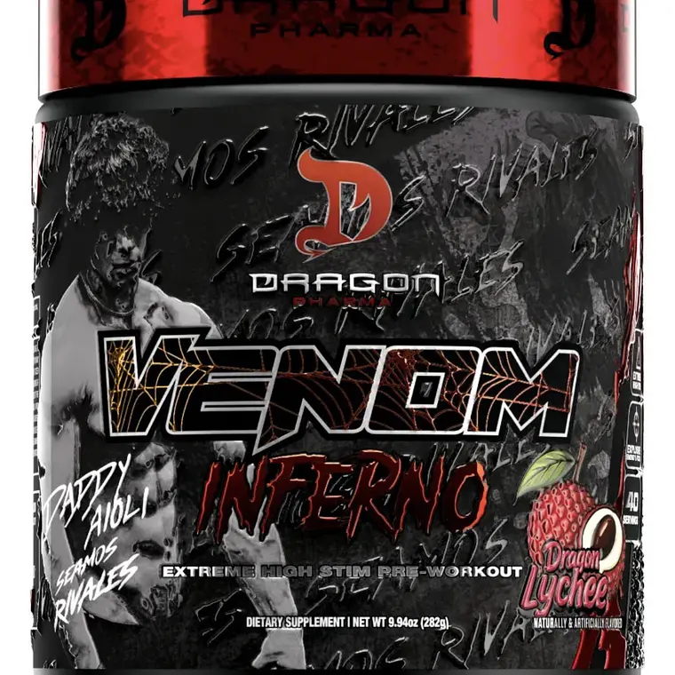 VENOM INFERNO Extreme Pre Workout Dragon Lychee USA / 40 servicios 1