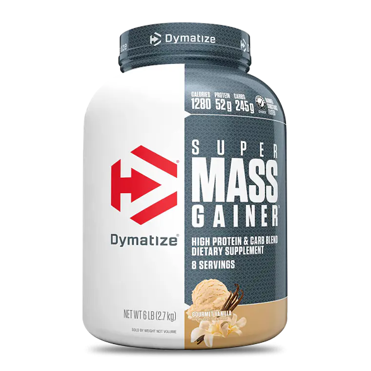 Dymatize Gainer Super Mass 6 Lb Gourmet Vanilla 1