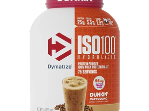 ISO 100 5 LB DUNKIN CAPPUCCINO DYMATIZE