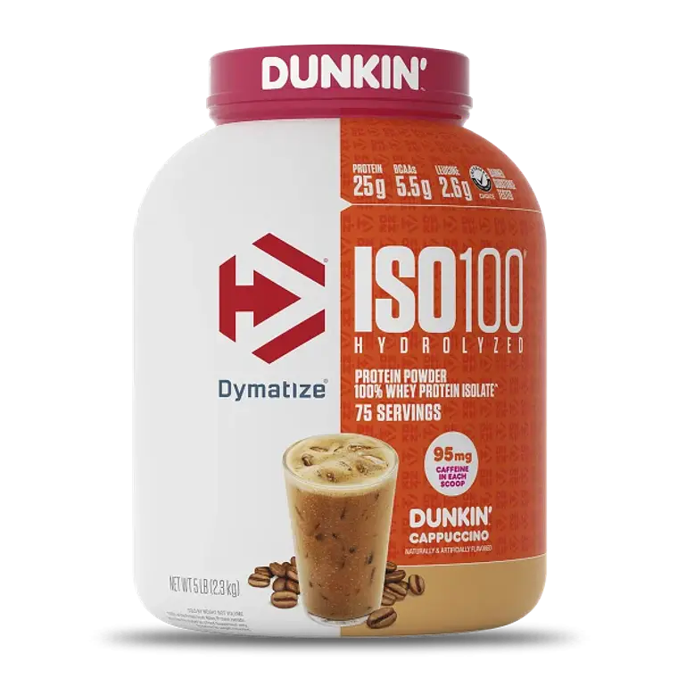 ISO 100 5 LB DUNKIN CAPPUCCINO DYMATIZE 1