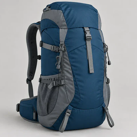 Mochila de trekking 35 L — azul petróleo