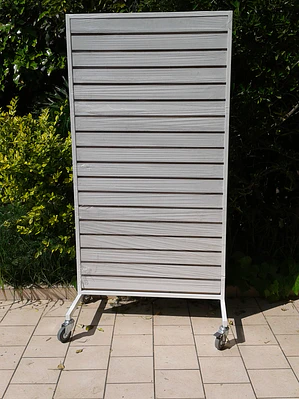 Mueble Exhibidor Panel Melamina Blanca