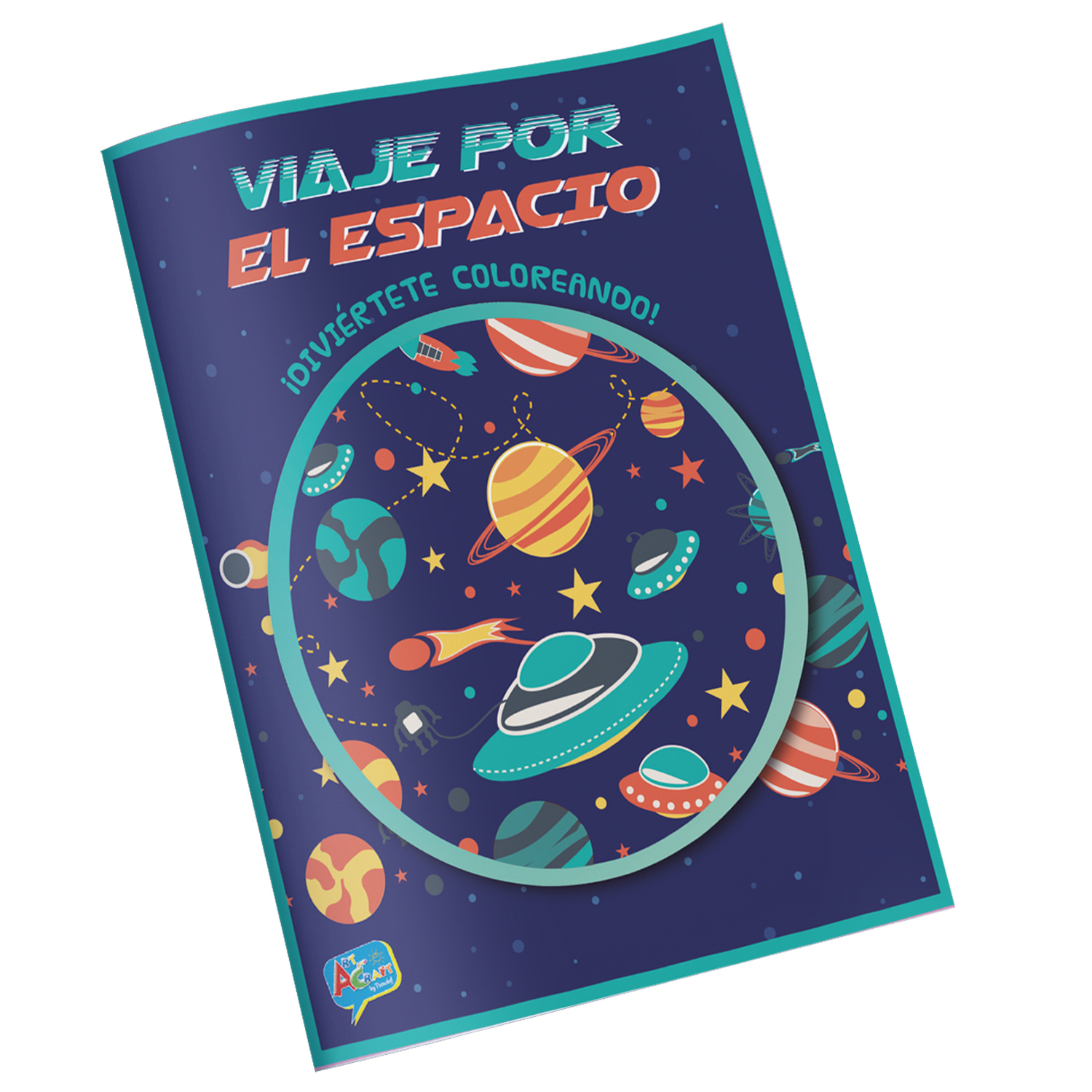 Libro para Colorear: "Viaje por el Espacio"