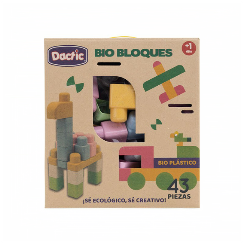 Bio Bloques Color Pastel (43 piezas)