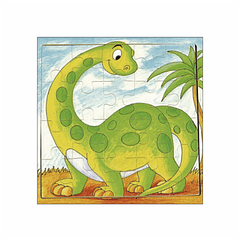 Puzzle Madera Dinosaurio (20 piezas)