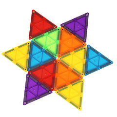 Imanix Triángulos 20 Piezas Magnéticas