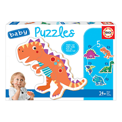 Puzzle Baby Dinosaurio (5 puzzles)