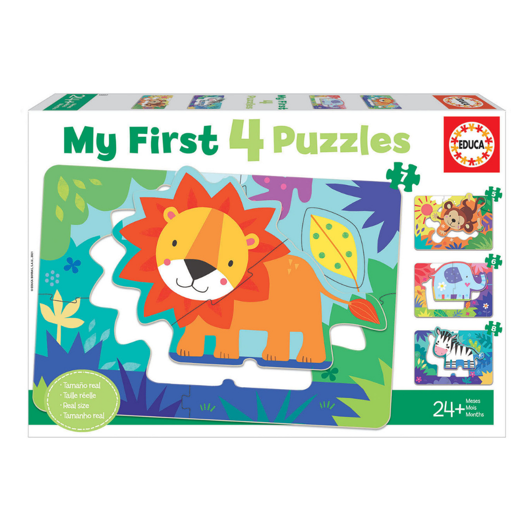 Puzzle Baby Animales de la Selva (4 puzzles)