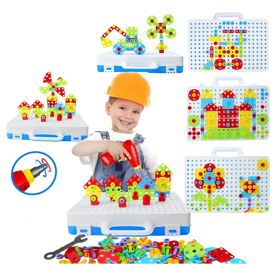 Maleta de herramientas con taladro 1