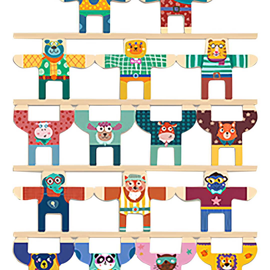 Juego de Equilibrio y Apilamiento “Animales de Circo” 🎪🦁 2