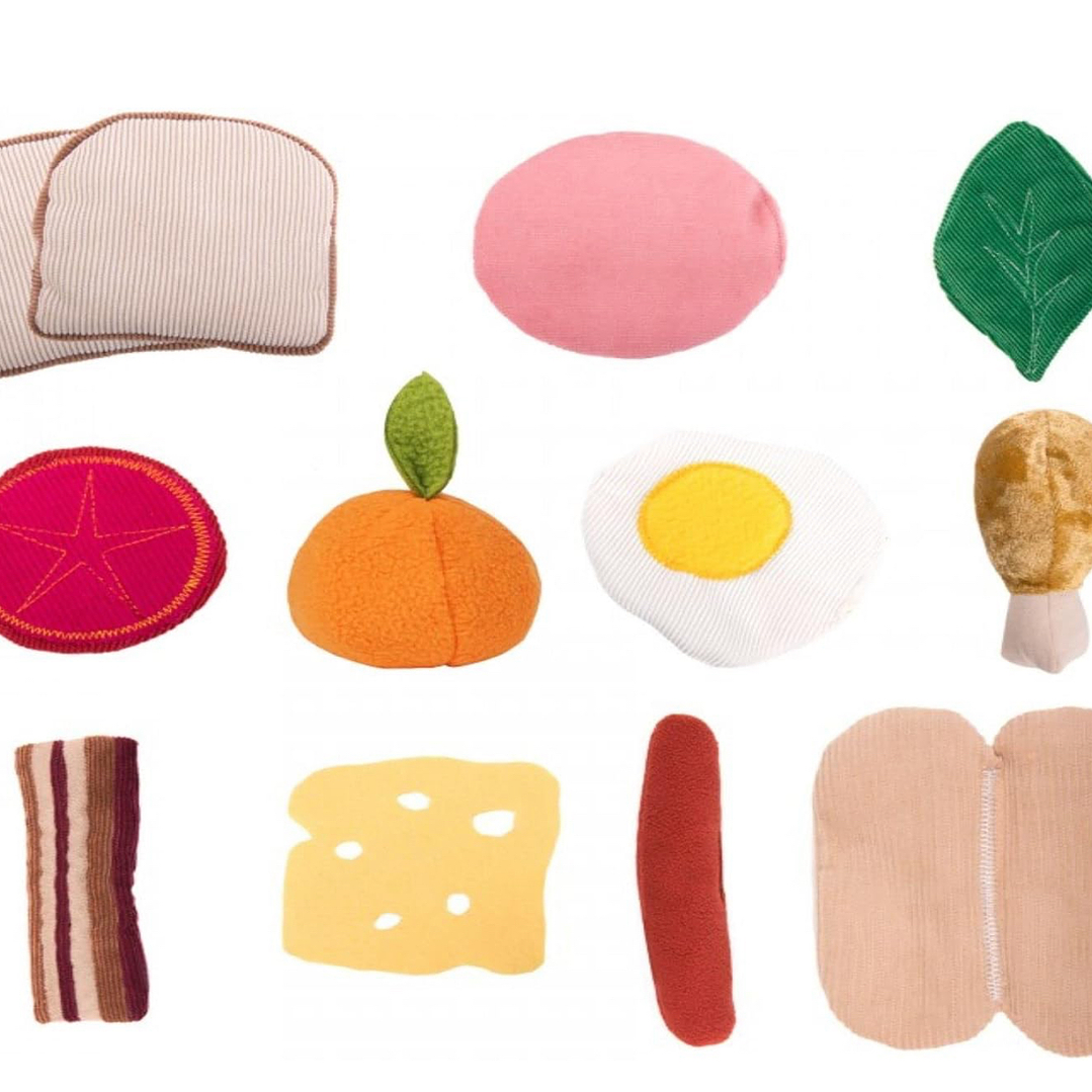 Set de alimentos de tela 3