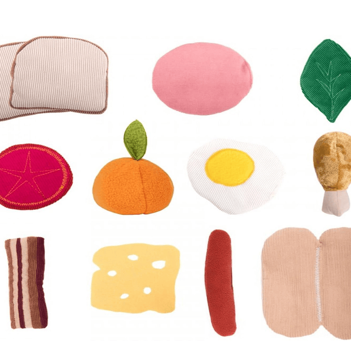 Set de alimentos de tela 3