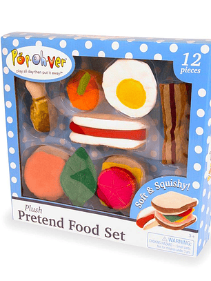 Set de alimentos de tela