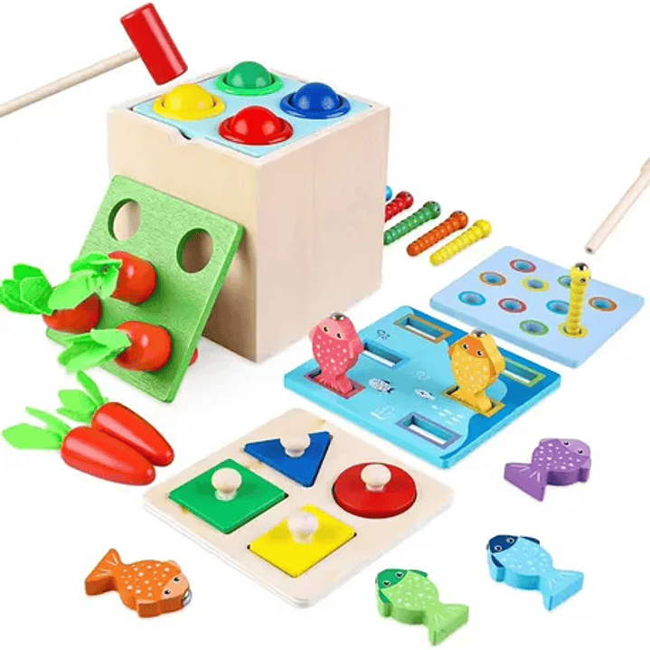 Cubo Montessori 5 en 1 1