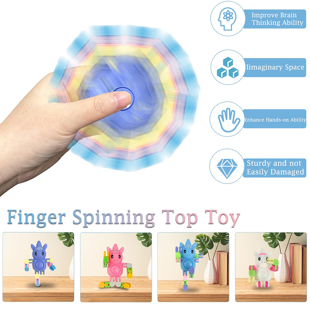 🦄 Spinner Unicornio Articulado 3