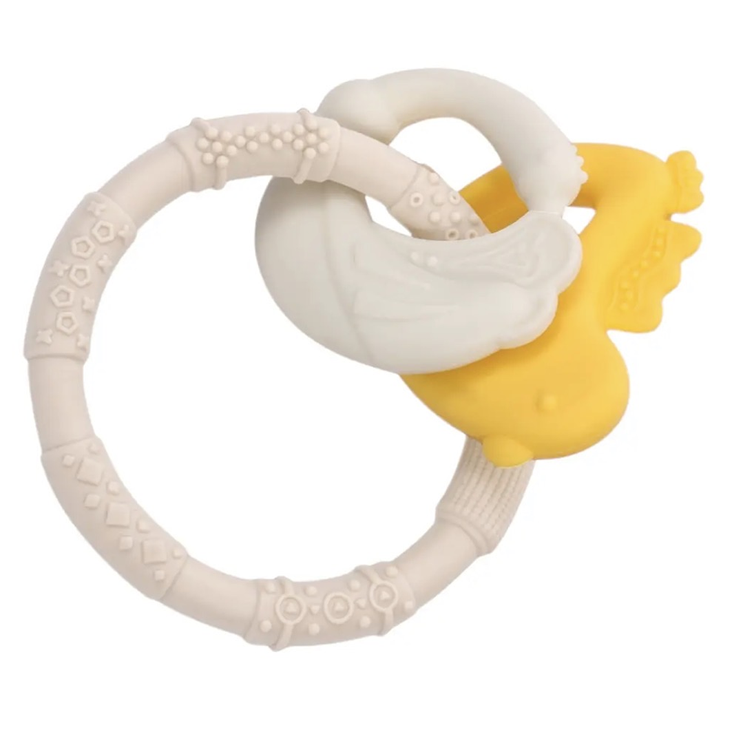 Mordedor tipo pulsera 2 piezas pajarito - cisne 2