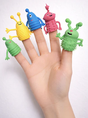 Set de títeres de dedos 