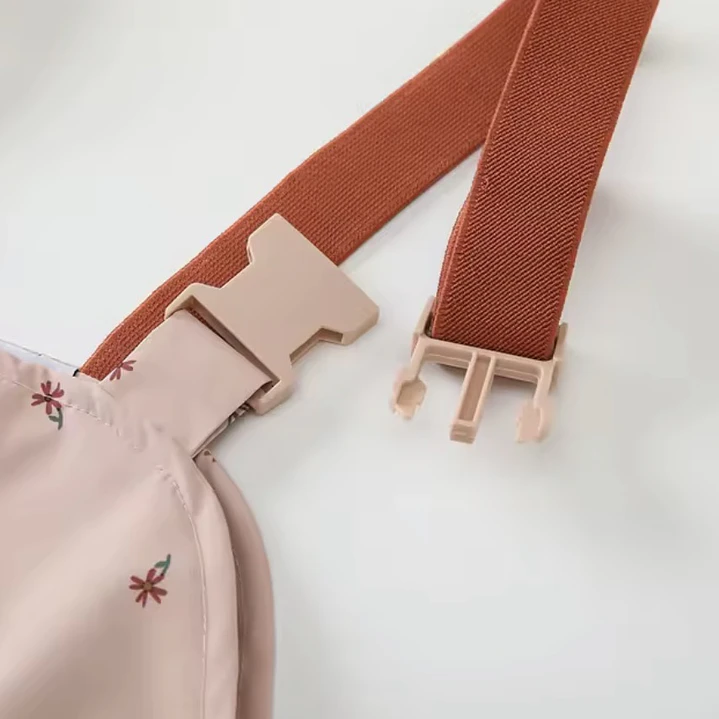 Impermeable Infantil Floral Rosa 3