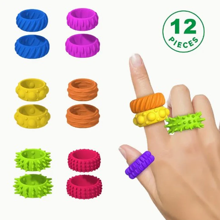 Anillos sensoriales 12 piezas 2