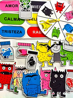 Ruleta Monstruo de Colores