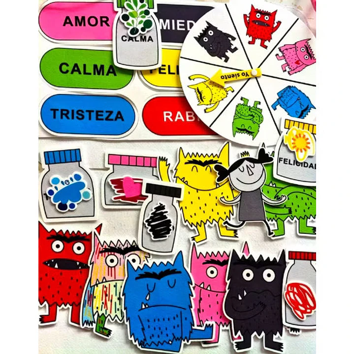 Ruleta Monstruo de Colores 1