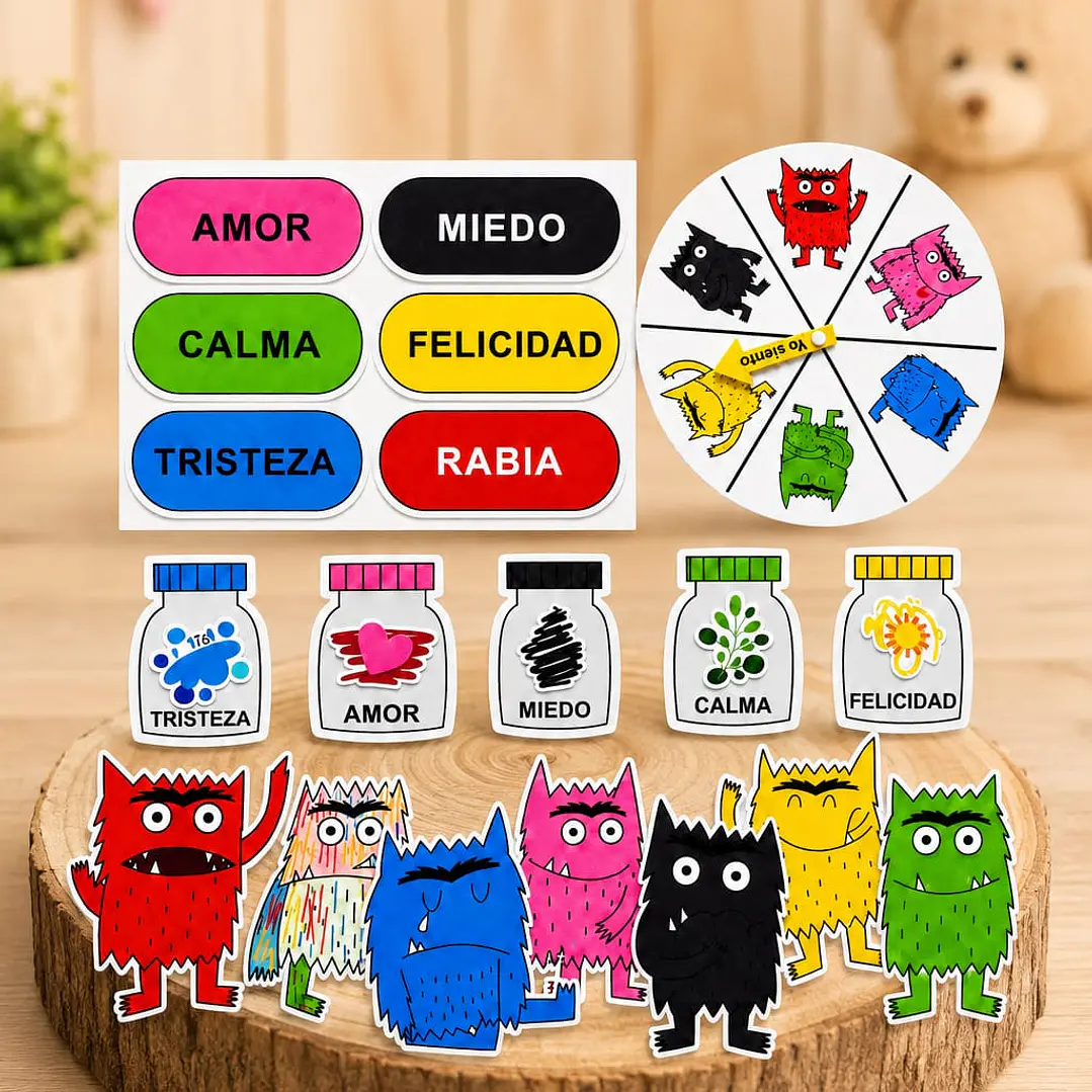 Ruleta Monstruo de Colores 3