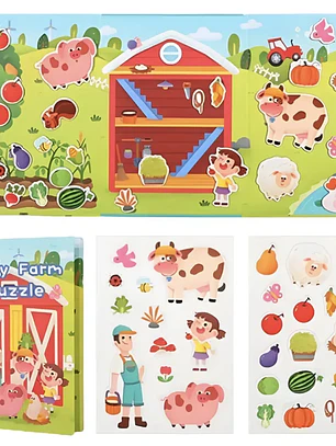 Libro Magnético Granja