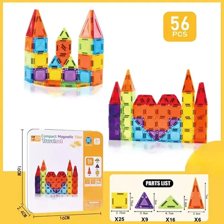Magnéticos Travel Set (56 pzas) 2