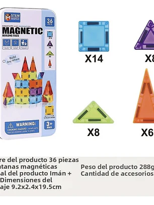 Magnéticos Travel Set (36 pzas)