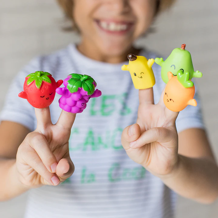Títeres de dedos de frutas y verduras  3