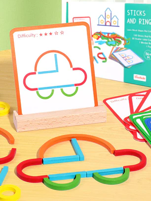 Juego de palitos y anillos