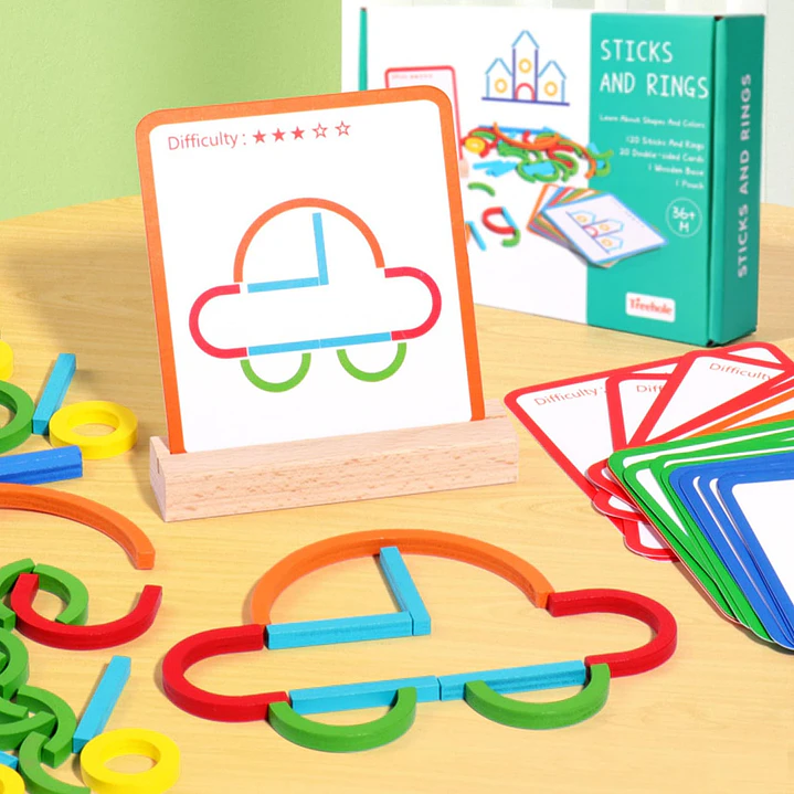 Juego de palitos y anillos 1