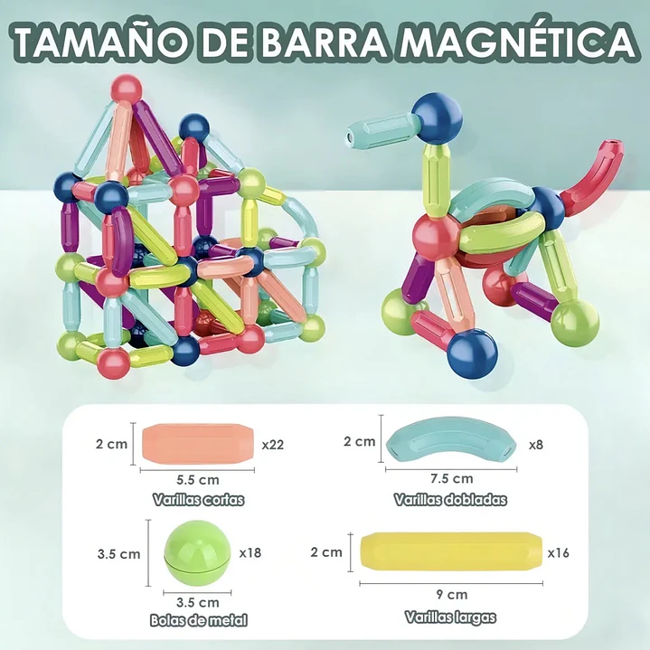 Magnetics Sticks- 100 piezas 3