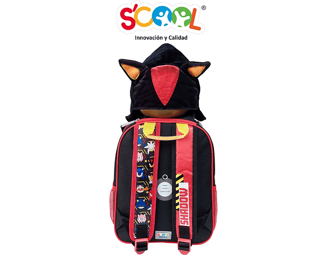 Mochila Kids 3D con Capucha Shadow